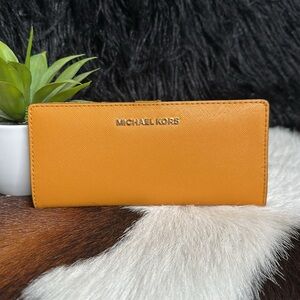 Michael Kors Mustard Yellow Wallet